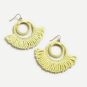 New J. Crew Loopy beaded hoop earrings